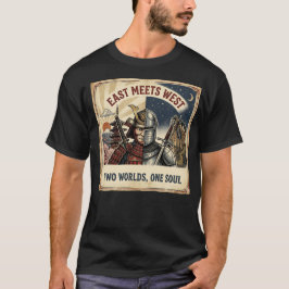 Samurai Knight Fusion Minimal Vintage T-shirt