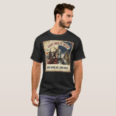 Samurai Knight Fusion Minimal Vintage T-shirt (Voorkant volledig)