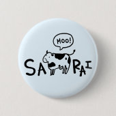 SAMURAI-knoppen Ronde Button 5,7 Cm (Voorkant)