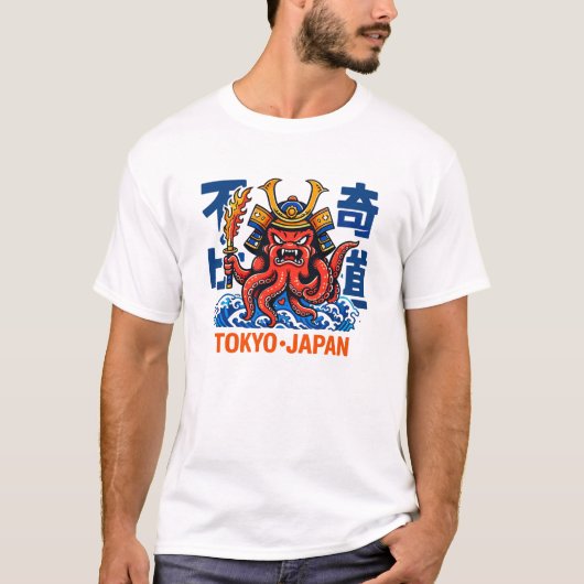Samurai Kraken T-shirt (Voorkant)