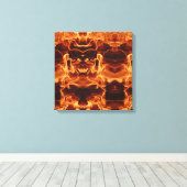 Samurai-krijger Canvas Afdruk (Insitu (Houten vloer))