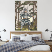 Samurai krijger  canvas afdruk (Insitu (Slaapkamer))
