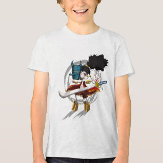 Samurai krijger Chibi duivel masker Tri-Blend Shirt