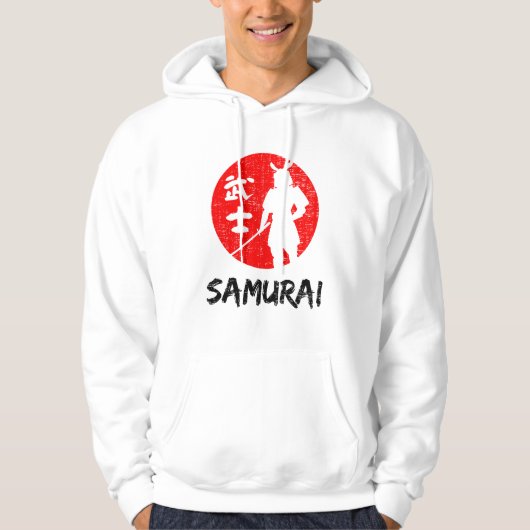 Samurai Krijger Hoodie (Voorkant)