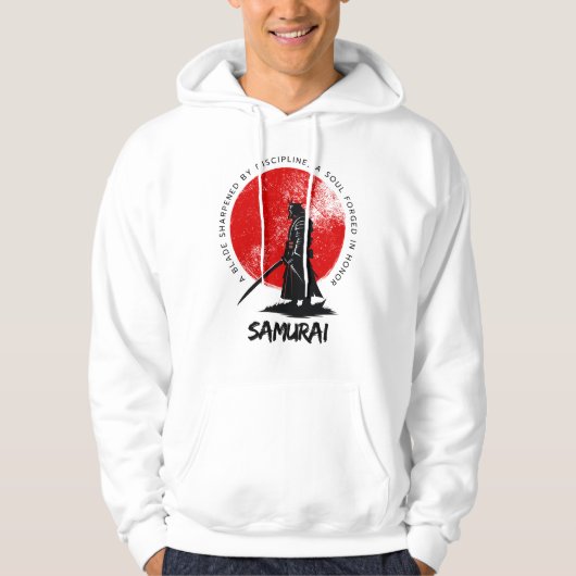 Samurai Krijger Hoodie (Voorkant)