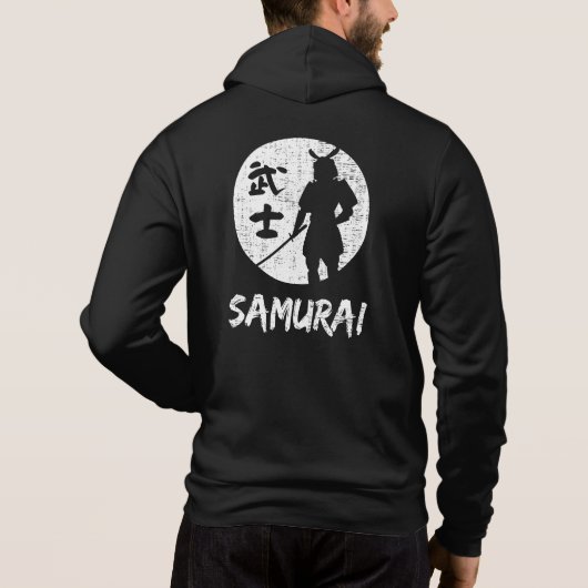 Samurai Krijger Hoodie (Achterkant)