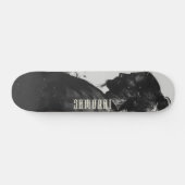 Samurai krijger illustratie persoonlijk skateboard (Horizontaal)