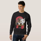 Samurai Krijger Kat Trui (Voorkant volledig)