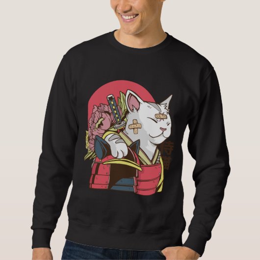 Samurai Krijger Kat Trui (Voorkant)