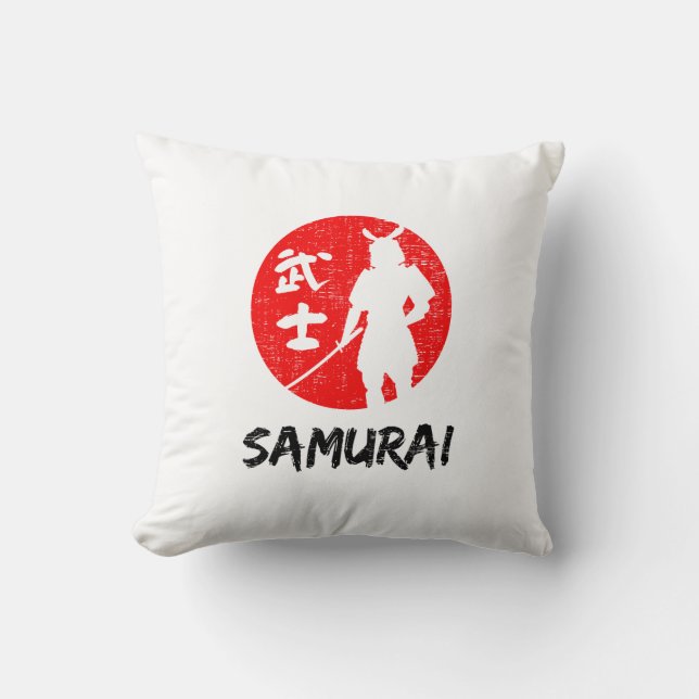 Samurai Krijger  Kussen (Voorkant)