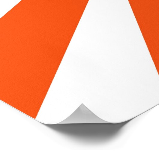 Samurai-krijger met katana-zwaard naar zijkant poster (Hoek)