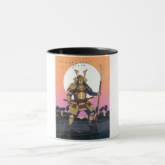 Samurai krijger mok (Midden)