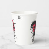 Samurai Krijger Mok – Bushido Code Ontwerp Papieren Bekers (Links)