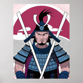 Samurai-krijger Poster