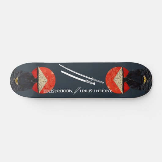 Samurai krijger Skateboard (Horizontaal)