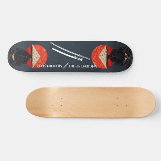 Samurai krijger Skateboard (Horizontaal)