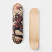 Samurai krijger Skateboard (Voorkant)