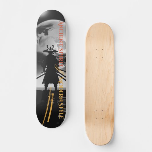 Samurai krijger Skateboard (Voorkant)