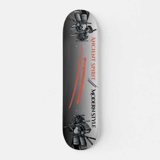 Samurai krijger Skateboard (Voorkant)