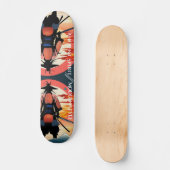 Samurai krijger Skateboard (Voorkant)