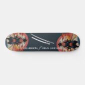 Samurai krijger Skateboard (Horizontaal)