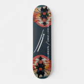 Samurai krijger Skateboard (Voorkant)