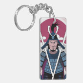 Samurai-krijger Sleutelhanger (Voorkant Links)