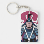 Samurai-krijger Sleutelhanger (Voorkant)