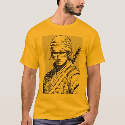 Samurai-krijger T-shirt (Voorkant)