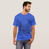Samurai krijger voor fuji t-shirt (Voorkant volledig)