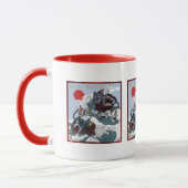 Samurai Krijgerkatten Mok (Links)