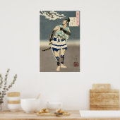 Samurai Kunst Japanse Print Krijger Schilderen Jap (Keuken)