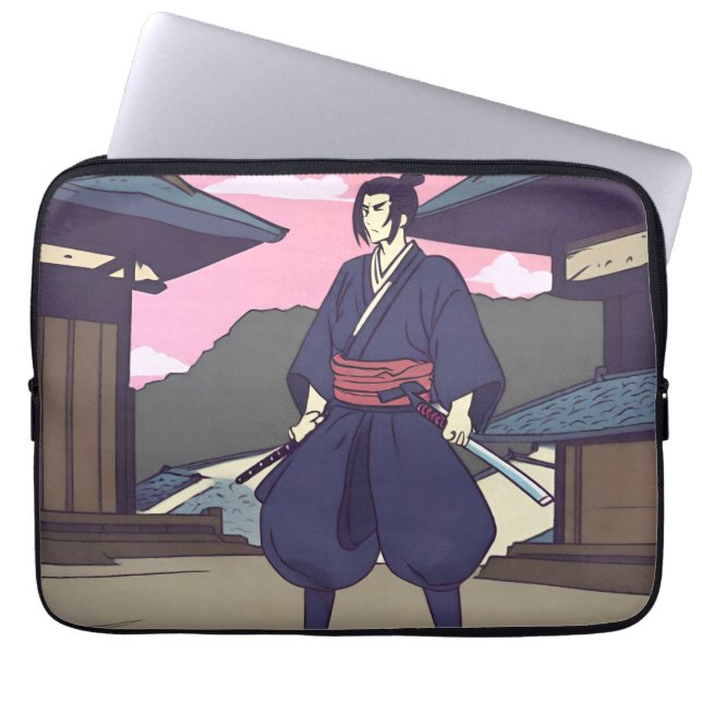 samurai laptop sleeve (Voorkant)