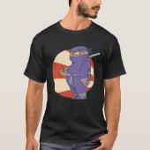 Samurai Lazy Sloth T-shirt (Voorkant)