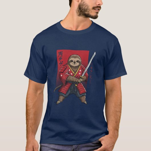 Samurai Luiaard T-Shirt (Voorkant)