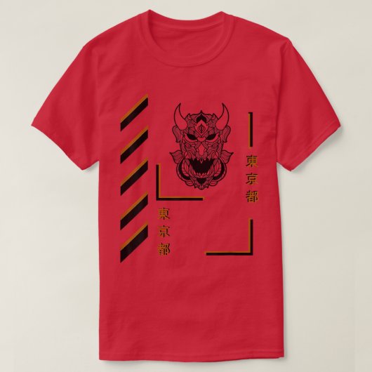 Samurai mandala zomerse leuke kleding t-shirt (Design voorkant)