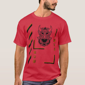 Samurai mandala zomerse leuke kleding t-shirt
