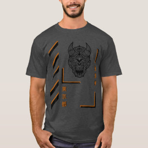 Samurai mandala zomerse leuke kleding t-shirt