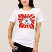 Samurai Maneki Neko Vechten Shirt (Voorkant)