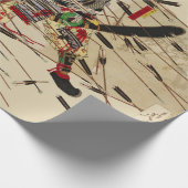 SAMURAI MASATSURA VECHT ONDER EEN PIJLSTORM CADEAUPAPIER (Hoek)