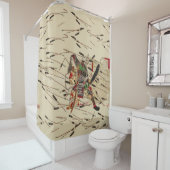 SAMURAI MASATSURA VECHT ONDER EEN PIJLSTORM DOUCHEGORDIJN (In situ)