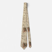 SAMURAI MASATSURA VECHT ONDER EEN PIJLSTORM STROPDAS (Voorkant)