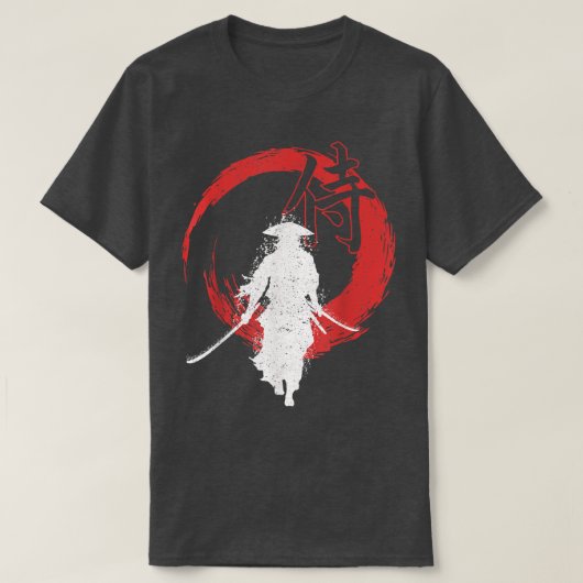 Samurai Mask Shirt Samurai Swords Bushido Samurai  (Design voorkant)