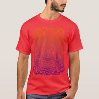 Samurai-masker heeft het ontwerp van het stammenta t-shirt