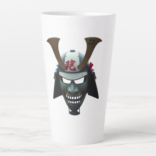 Samurai-masker Latte Mok (Voorkant)