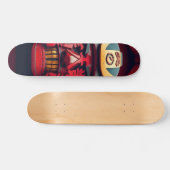 Samurai-masker Persoonlijk Skateboard (Horizontaal)