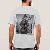 Samurai Meisje: Blade van Eer T-shirt (Achterkant)