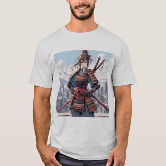 Samurai Meisje: Blade van Eer T-shirt (Voorkant)