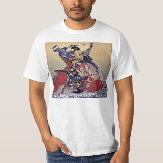 Samurai met Bow T-shirt (Voorkant)