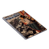 Samurai met een prachtig drakenpatroon notitieboek (Rechterzijde)